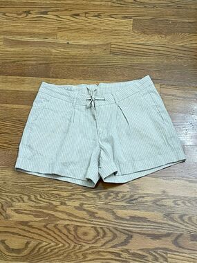 The Field Linen Blend Striped Shorts